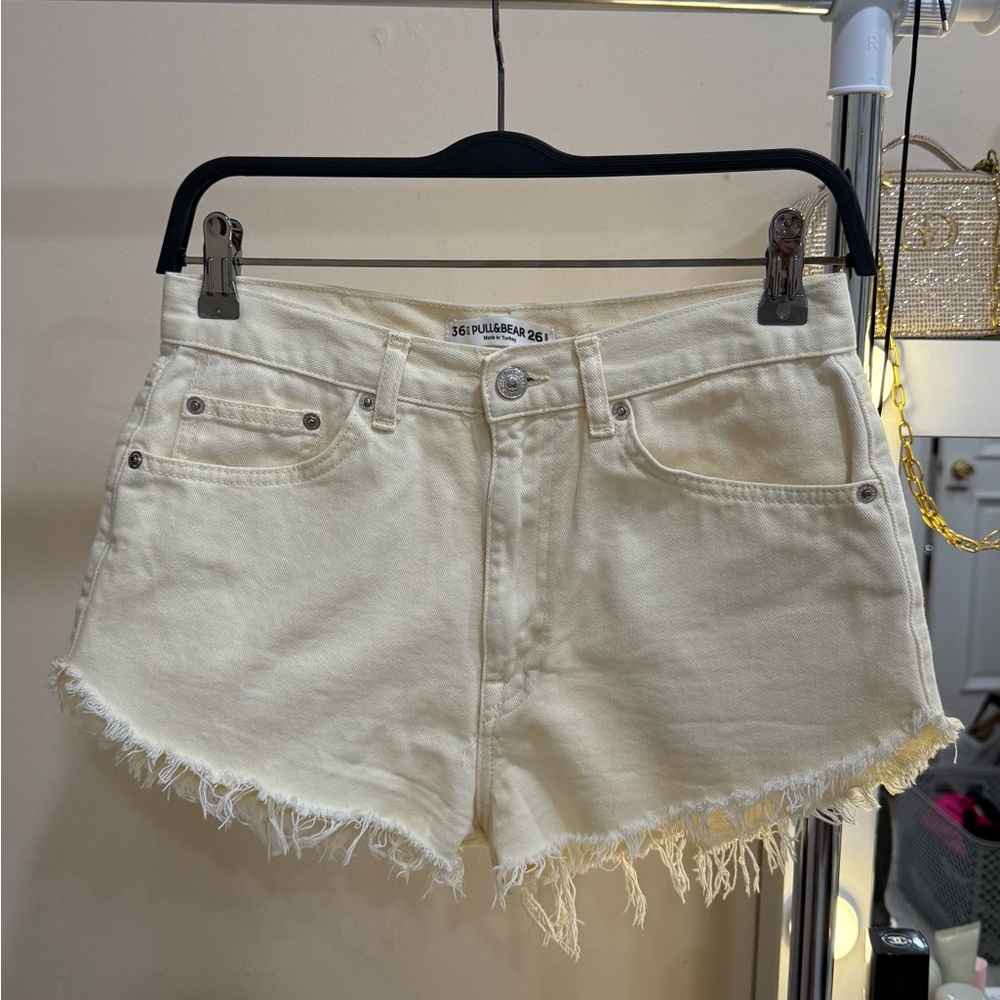 Pull&Bear High Rise Denim Shorts - Picture 6 of 6